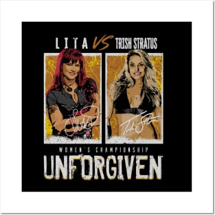 Unforgiven Trish Stratus Vs. Lita Match Posters and Art